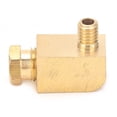 thumbnail image 1 of Junta de tubería de latón, conexión de rosca de ángulo recto, boquilla de tubo, accesorio Tubular IndustrialPL606, 1 of 14