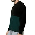 thumbnail image 5 of Fengactive Men's Long Sleeve Hoodie Color Block Zip Up Athletic Workout Hooded Sweatshirt Jacket Pullovers, 5 of 5