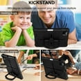 thumbnail image 2 of KYJX Kids Case for iPad Pro 11 inch Case M5 2025/ M4 2024 with Shoulder Strap, Shockproof Handle Kickstand, Black, 2 of 7