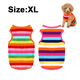 thumbnail image 2 of FloreceBien 2 Piezas Camisas a Rayas del Arco Iris para Perros Ropa para Mascotas Camisetas Suaves de Verano para Cachorros Camisas cómodas a Rayas para Perros Transpirables, 2 of 5