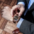 thumbnail image 6 of Poedagar Men Watch Fashion Leather Quartz Watches Sport Chronograph Business Men's Wristwatch Waterproof Luminous Date Man Gift - Quartz Wristwatches, 6 of 7
