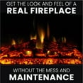 thumbnail image 3 of Cambridge 47.8-in. Shelby Electric Fireplace Mantel with Deep Log Insert, Mahogany, 3 of 7