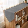 thumbnail image 4 of Vintage Gray Table Runner Linen Burlap Table Runner 90 Inches Long Modern Minimalist Pure Color Dresser Scarves for Kitchen Island Coffee Dining Room Party Wedding Banquet Holiday Decoration 13"x90", 4 of 8