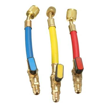 charging r410a r12 refrigeration r134a shutoff hoses 800psi r22 sae hose refrigerant