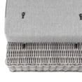thumbnail image 4 of Modway Conway Outdoor Patio Wicker Rattan Ottoman in Light Gray Gray, 4 of 8