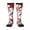 2 Black-1, variant on Coral Reef print thigh-high socks, crafted for both men and women with a stretchy, high-opaque design perfect for daily wear