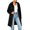 Black women's zip hoodie jacket a1, variant on Women's Zip Hooded Long Sleeve Casual Coat Warm Basic Cover Up Solid Fall Winter Jacket Blazer Cardigan, Purple S