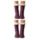 thumbnail image 2 of Sonducket 4 Uds. Medias hasta el muslo de invierno JK estilo pijo calcetín largo botas medias mujeres calcetines hasta la rodilla para diario Violeta 2Conjunto, 2 of 6