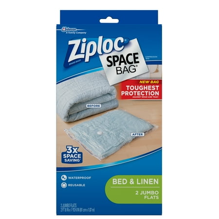 Ziploc E Bag Jumbo Flats 2 Count Ziploc E Bag Jumbo Flats 2 Count