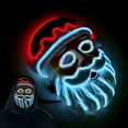 thumbnail image 7 of ABPWLY Toys LED Santa Claus Mask with EL Wire Light Effects 4 Modes Christmas Party Cosplay Costume Accessory for Holidays Festivities Sensory Toys, 7 of 7