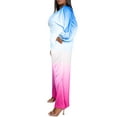 thumbnail image 3 of Enwejyy Women's Women Track Suits 2 Piece Set Plus Size Activewear Gradient Tracksuit Workout Outfits, 3 of 4
