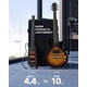 thumbnail image 2 of Kit de guitarra eléctrica Donner HUSH X Featherlight Headless, 2 of 8