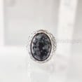 thumbnail image 3 of Snowflake Obsidian Mans Ring, Natural Snowflake Obsidian, Gents Ring, Silver Jewelry, 925 Silver Ring, Gift, Heavy Mens Ring, Arabic Design, Ottoman Style Ring, Christmas, Turkey Mens Signet Ring, 3 of 8
