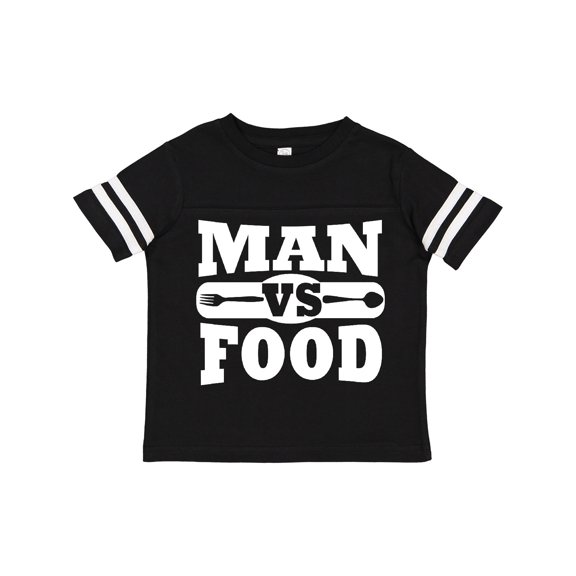 Inktastic Man Vs Food Boys or Girls Toddler T-Shirt