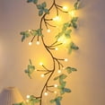 thumbnail image 5 of Butterfly Vine Light with Butterfly 36/72LED 3.94/5.52FT Enchanted Wall Decoration Vine Lights 8 Light Modes for Indoor Home Wall Decoration, 5 of 9