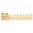 thumbnail image 3 of Herramienta neumática, 10 piezas, conector de compresor de accesorios NPT de 1/4", adaptador de compresor de mayor durabilidad, 3 of 9