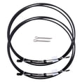 thumbnail image 1 of Cable de acelerador universal Cola 2 de Control de Barco Repuesto 12 Pies 175mm Negro, 1 of 8