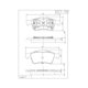 thumbnail image 2 of Balatas Traseras para Nissan Sentra 1991-1994 Dynamik DNK7957D973K, 2 of 2