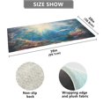 thumbnail image 6 of WOBOGO Underwater World Carpet 39x20in Kitchen Bathroom Livingroom Plush Absorbent Non-Slip Floor Mat, 6 of 8