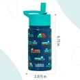 thumbnail image 3 of Wildkin Kids 14 oz Steel Bottle (Transportation), 3 of 6