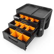 ToughBuilt StackTech 3-Drawer Locking Box, Portable Tool Storage & Equipment Organizer