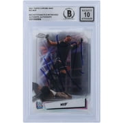 MVP WWE Autographed 2021 Topps Chrome #33 Beckett Fanatics Witnessed Authenticated 10 Card - Fanatics Authentic Certified