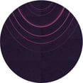 thumbnail image 1 of Ahgly Tapis Rond Lavable en Machine Intérieur Transitionnel Noir Nuit, 4 Pieds Rond, 1 of 7