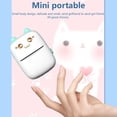 thumbnail image 4 of Mini Photo Printer, Pocket Thermal Printer with 6 Rolls Paper Compatible with iOS Android,Bluetooth Wireless Printer for Home Use, Picture Printer for Photo Receipt Label Printing, 4 of 13