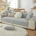 thumbnail image 1 of Cotton Linen Sofa Seat Cushion Cover Slip Resistant Protector Living Room Furniture Protector 1-Piece, 1 of 6