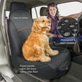 thumbnail image 3 of Kurgo Rover Bucket Seat Cover for Dogs, Dog Front Seat Cover, Pet Seat Protector, Car Seat Cover for Pets, Full Coverage, Black, 3 of 6