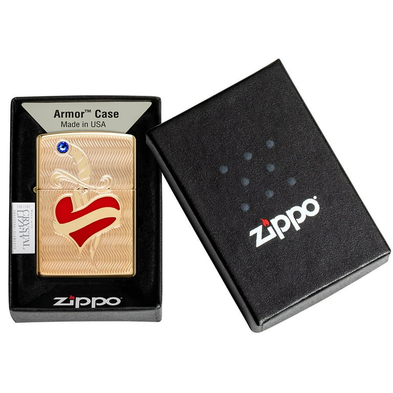 ジッポーライター： 絶版 Zippo アーマー スパイラルハート