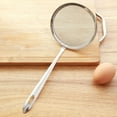thumbnail image 1 of 1 PCS Stainless Steel Fine Mesh Oil Strainer Flour Strainer Hot Pot Colander Foam Scoop Skimmer Spoon Kitchen Tools, 1 of 6