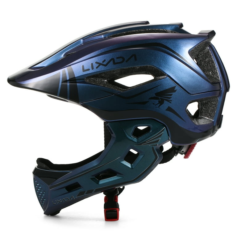 Detachable full clearance face helmet