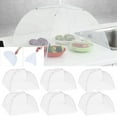 thumbnail image 1 of Xihbxyly Carpas de Malla para Alimentos, Protección Contra Insectos y Moscas, Diseño de Red Ligero y Duradero, Fácil de Abrir y Guardar, para Picnic Al Aire Libre, Barbacoa y Jardín, Juego de 6 Pieza, 1 of 6