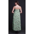 thumbnail image 4 of Bimba Floral Women Summer Printed V Neck Long Maxi Dress Holiday Resort Wear-Large, 4 of 6