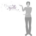 thumbnail image 2 of She Leaves a Little Sparkle Girls Room Vinyl Wall Decal Sticker Inspirational Quote with Stars, 2 of 4