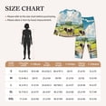 thumbnail image 4 of Vsdgher Countryside Farm Cow Pajamas Set Long Sleeve Sleepwear Womens Button Down Nightwear Pj Sets-Small, 4 of 7