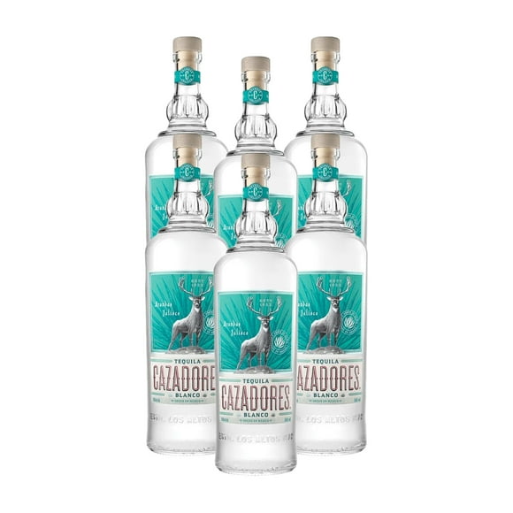 Pack De 6 Tequila Cazadores Blanco 950Ml