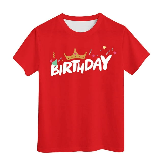Crop Tops pour Enfants 9-10 Filles Manches Longues pour Anniversaire d'Enfants T-Shirt à Manches Courtes Col Rond Été Coupe Décontractée Basique