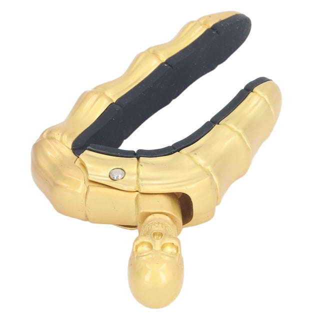 Guitar Capo Skull Knob Locking Design Ukulele Capo Stringed Instrument Accessories For Electric Acoustic Guitars Ukulele