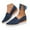 Navy, variant on Knit Mesh Loafers for Women Pointed Toe Wedge Espadrilles Breathable Slip on Casual Work Dress Shoes Walking Shoes Black Size 10.5