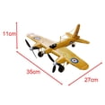 thumbnail image 2 of HILABEE Metal Planes Model Iron Retro Aircraft Model for Children Adults Girls, 2 of 9