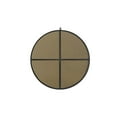 thumbnail image 6 of Metal frame Round Mirror with decorative hook 36 inch Black finish, 6 of 13
