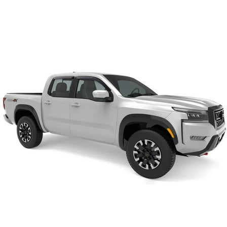 Auto Ventshade [AVS] Outside Mount Ventvisor / Window Deflectors | Fits 2022-2024 Nissan Frontier Crew Cab, 4 pcs. | Smoke-94788