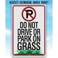 thumbnail image 5 of Metal Sign - No Parking Grass - Durable Metal Sign - Use Indoor/Outdoor - Makes a Great Yard or Lawn Sign and Gift Under $20 (8" x 12"), 5 of 5