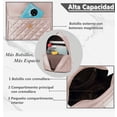 thumbnail image 3 of Mochilas Damas Bolsas De Cuero Versátil Rosa Conjunto 3 Pack Modelo Rosa, 3 of 4