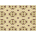 thumbnail image 1 of Ahgly Company Machine Washable Indoor Rectangle Transitional Harvest Gold Area Rugs, 2' x 5', 1 of 7