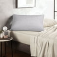 thumbnail image 2 of ZNDUO Rectangular Plush Cushion Cover, Gray Abstract Lines Pattern Non-Pilling Hidden Zip Bedroom Sofa Pillowcases, 16"x24", 2 of 8