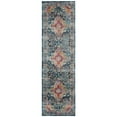 thumbnail image 6 of SAFAVIEH Madison Caden Floral Bordered Runner Rug, Teal/Fuchsia, 2'3" x 6', 6 of 6