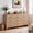 Oak, variant on Vintagearth 9 Drawer Dresser for Bedroom, Curved 1.18" Thick FSC Certified Wood, Oak